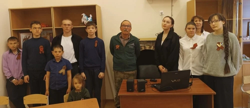 Сегодня  в нашей школе прошла встреча с заместителем директора по научной работе заповедника «Вишерс