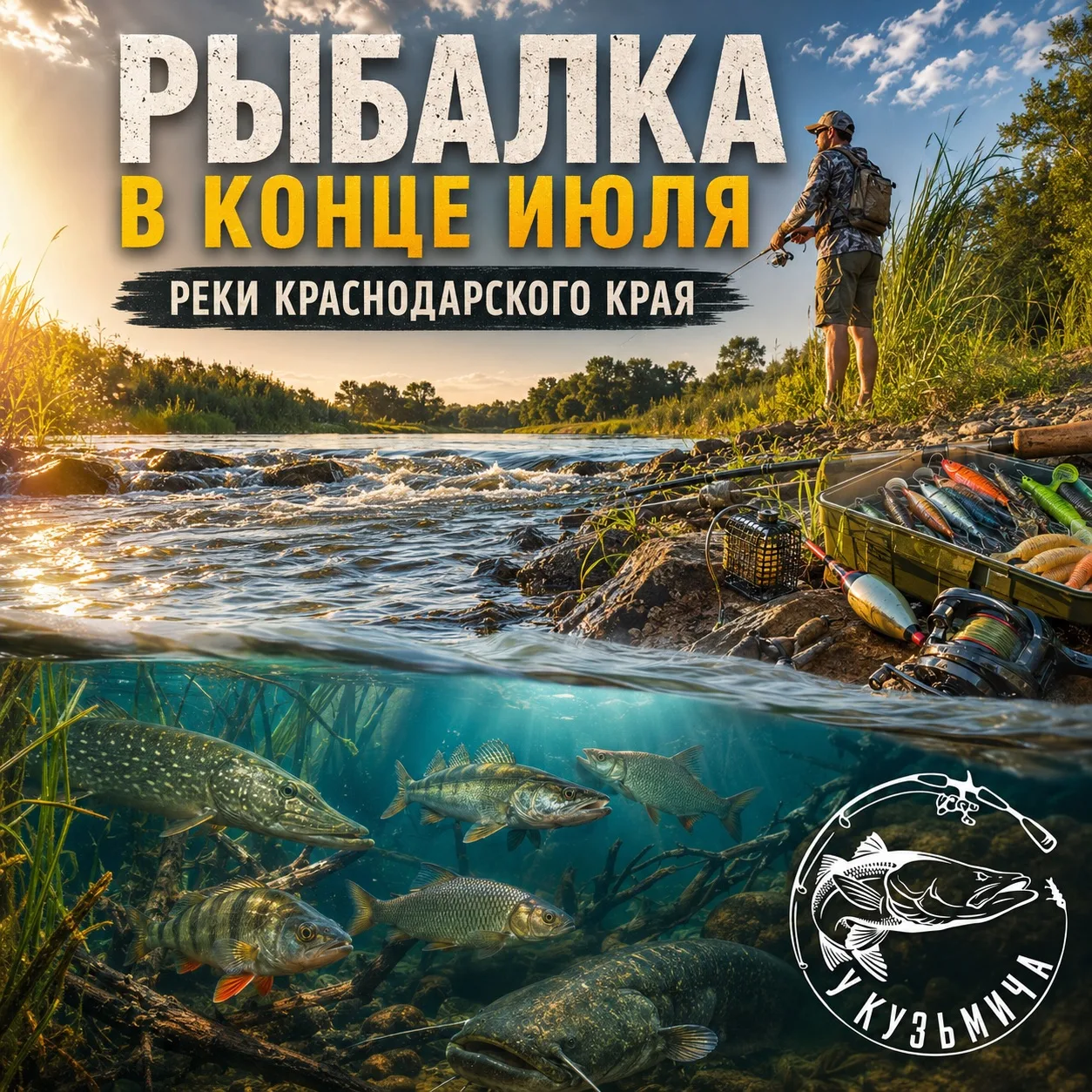 Рыбалка в конце июля 🎣