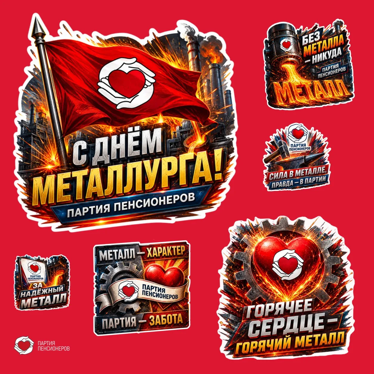 ⚡️Дорогие ветераны и действующие работники металлургической отрасли,