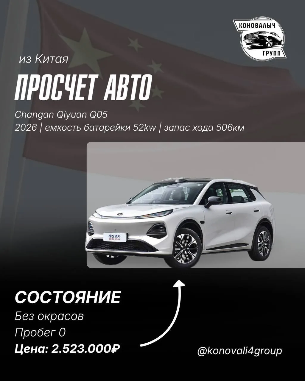 Changan Qiyuan Q05 из Китая🔥