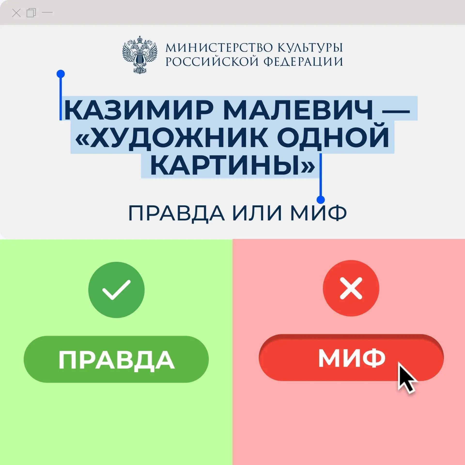 🧐 Давайте вместе с Третьяковской галереей разберемся: Правда или Миф?