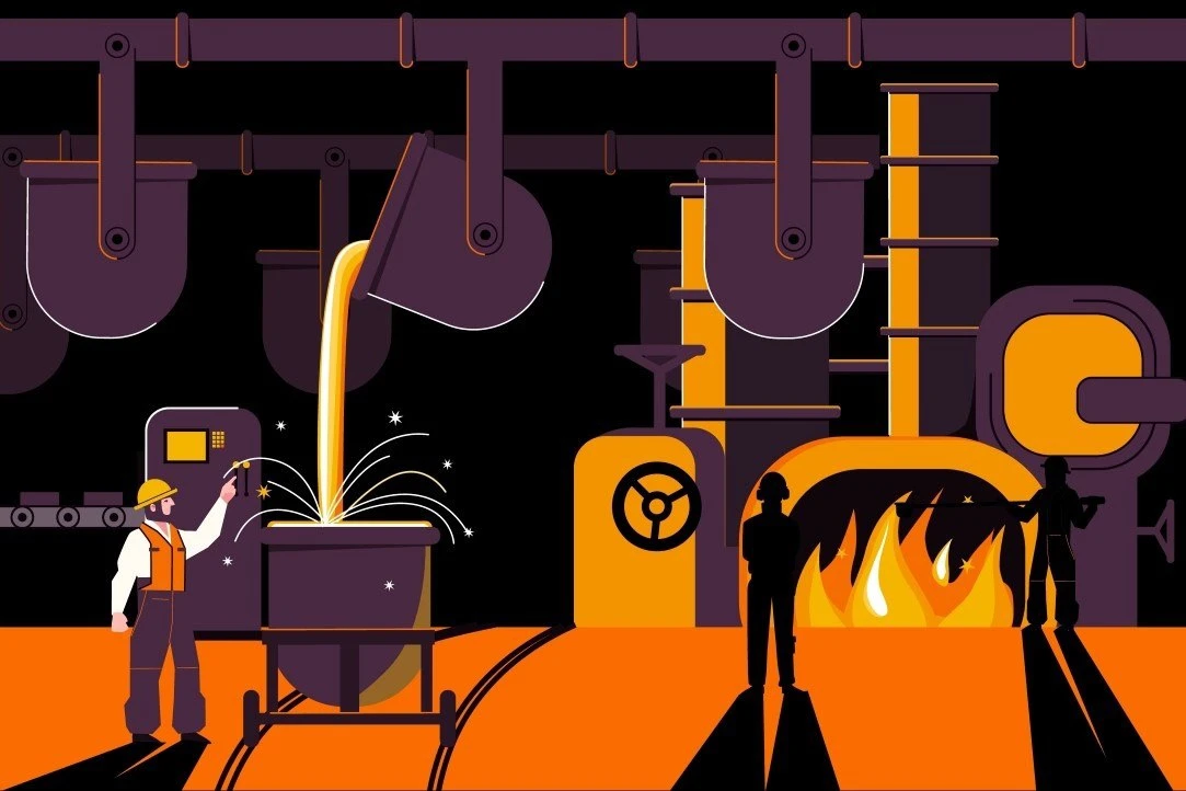 🏭Металлургия, одна из старейших отраслей промышленности, переживает комплексную технологическую тра