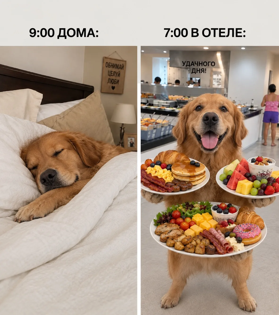 Какой тип питания предпочитаете в отпуске?