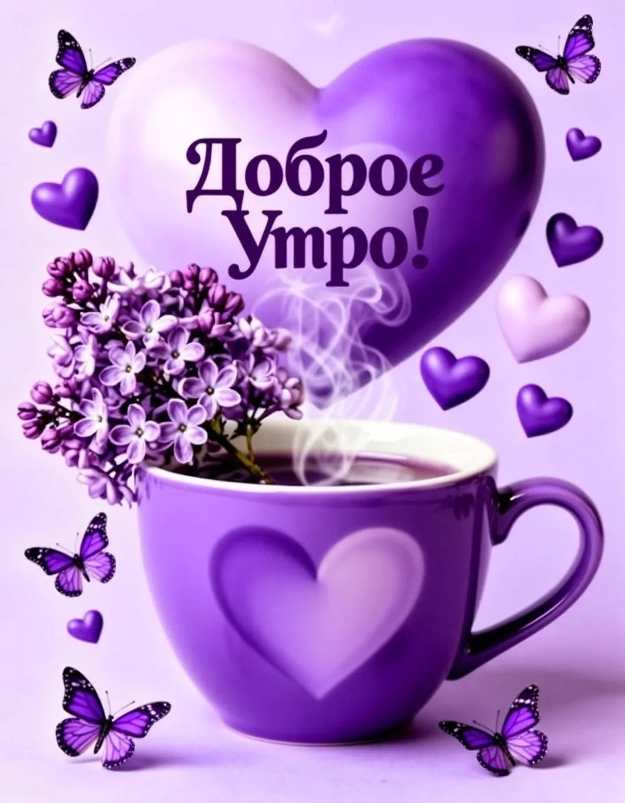 А утро начинается с надежды,
Что будет день уютный, добрый, нежный...