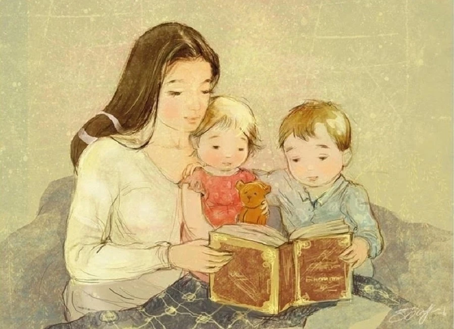 Читаю сыну (4,5 года) Мойдодыра: 
— И в ванне, и в бане, всегда и везде — вечная слава… — делаю пауз