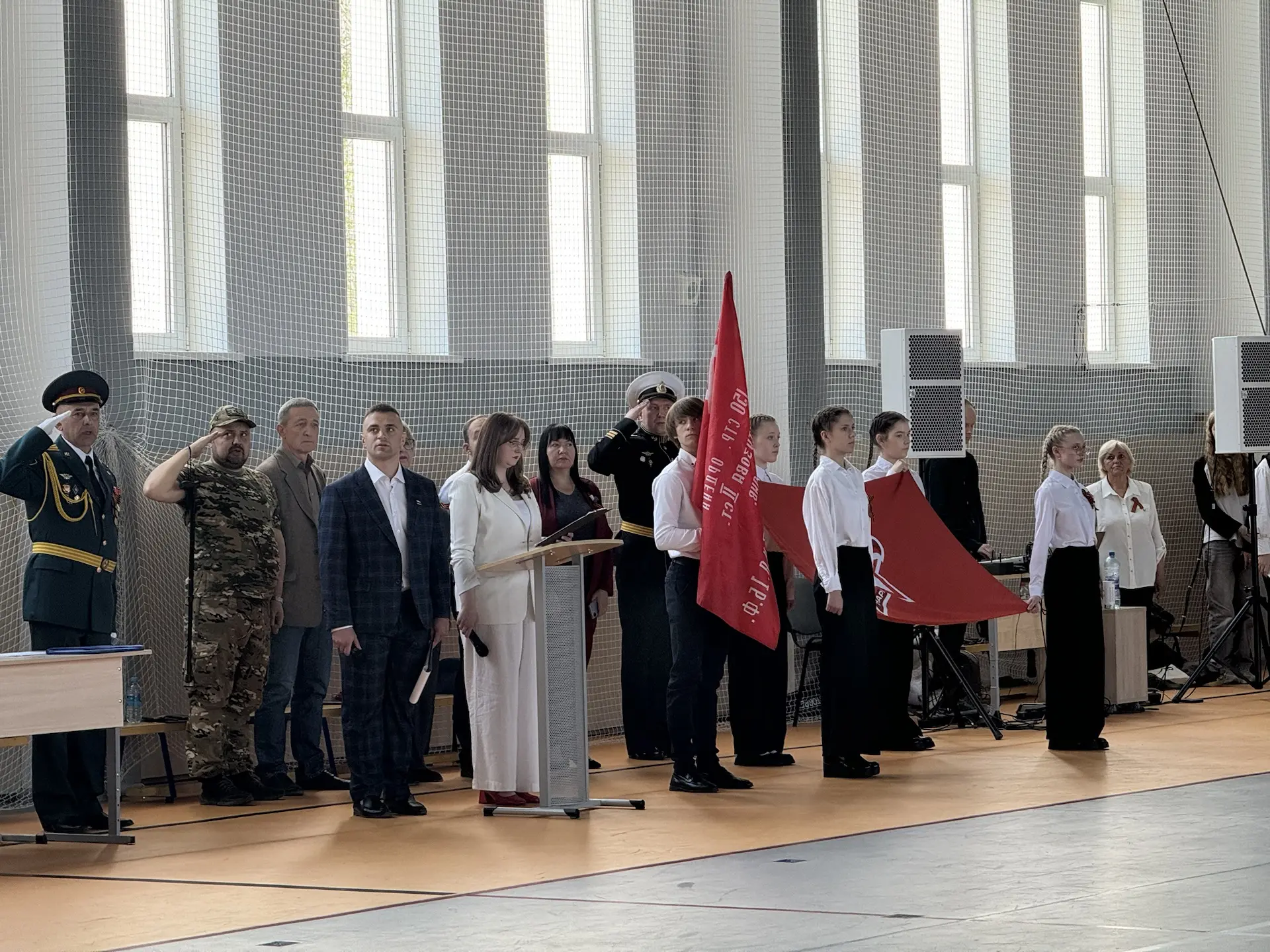 Команда «Виктория» — победитель районного смотра строя и песни 💪🏻  7 мая на базе МКОУ Семилукской се