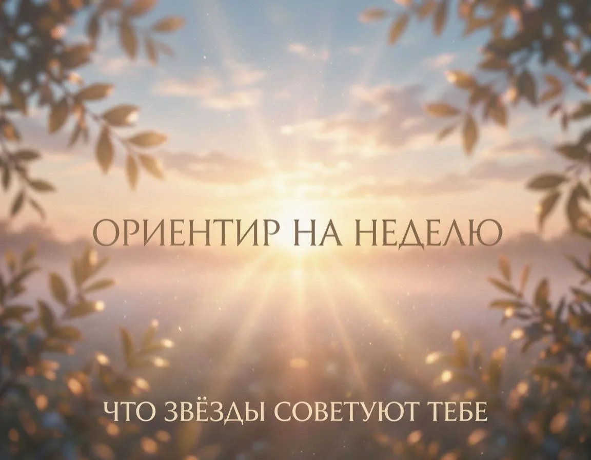 Небольшой ориентир на неделю: что звёзды советуют тебе ✨☀️