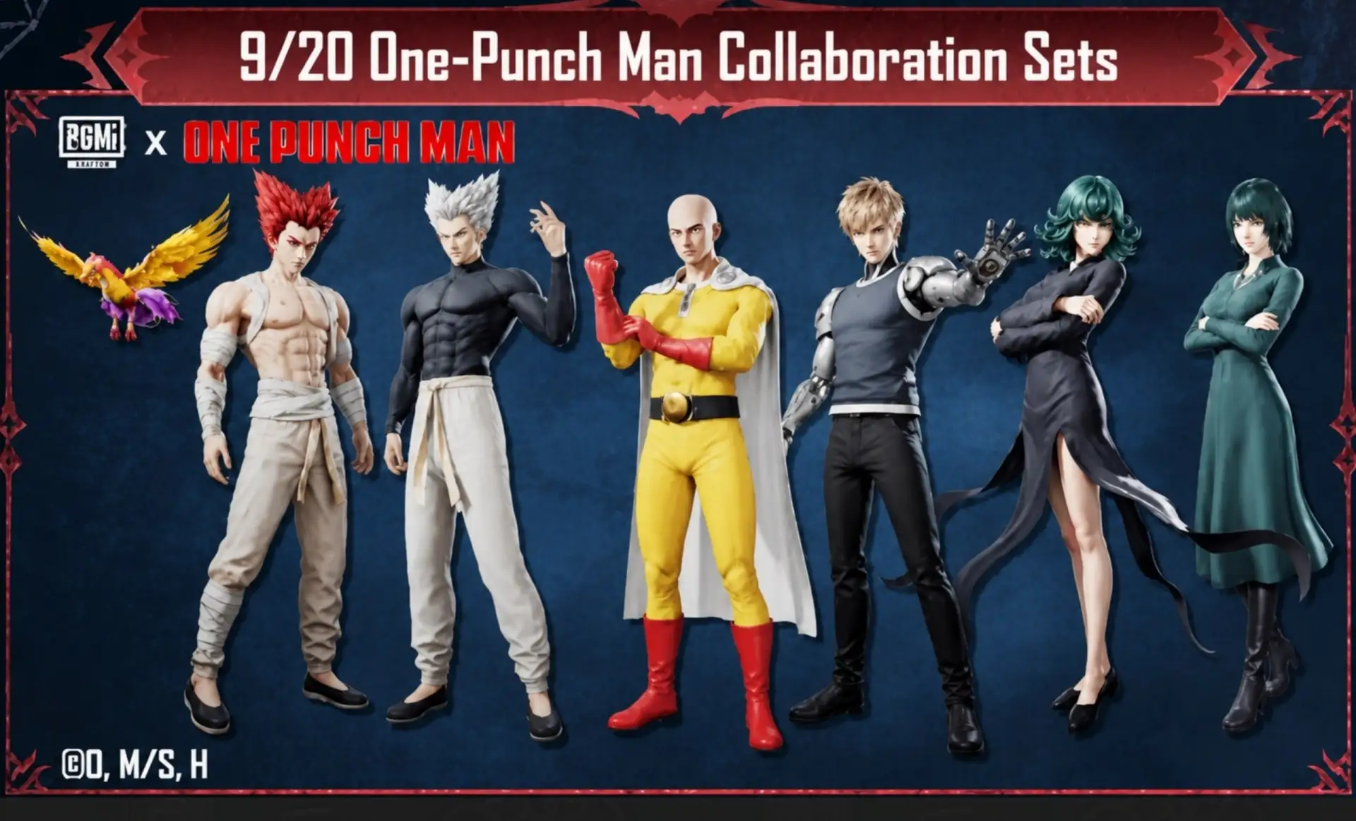 🥊 Все персонажи коллаборации One-Punch Man в PUBG Mobile.