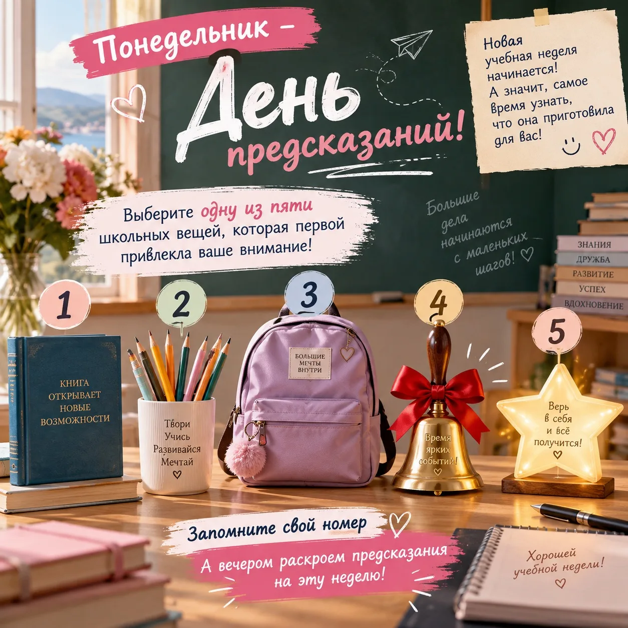 🔮 Понедельник — День предсказаний!