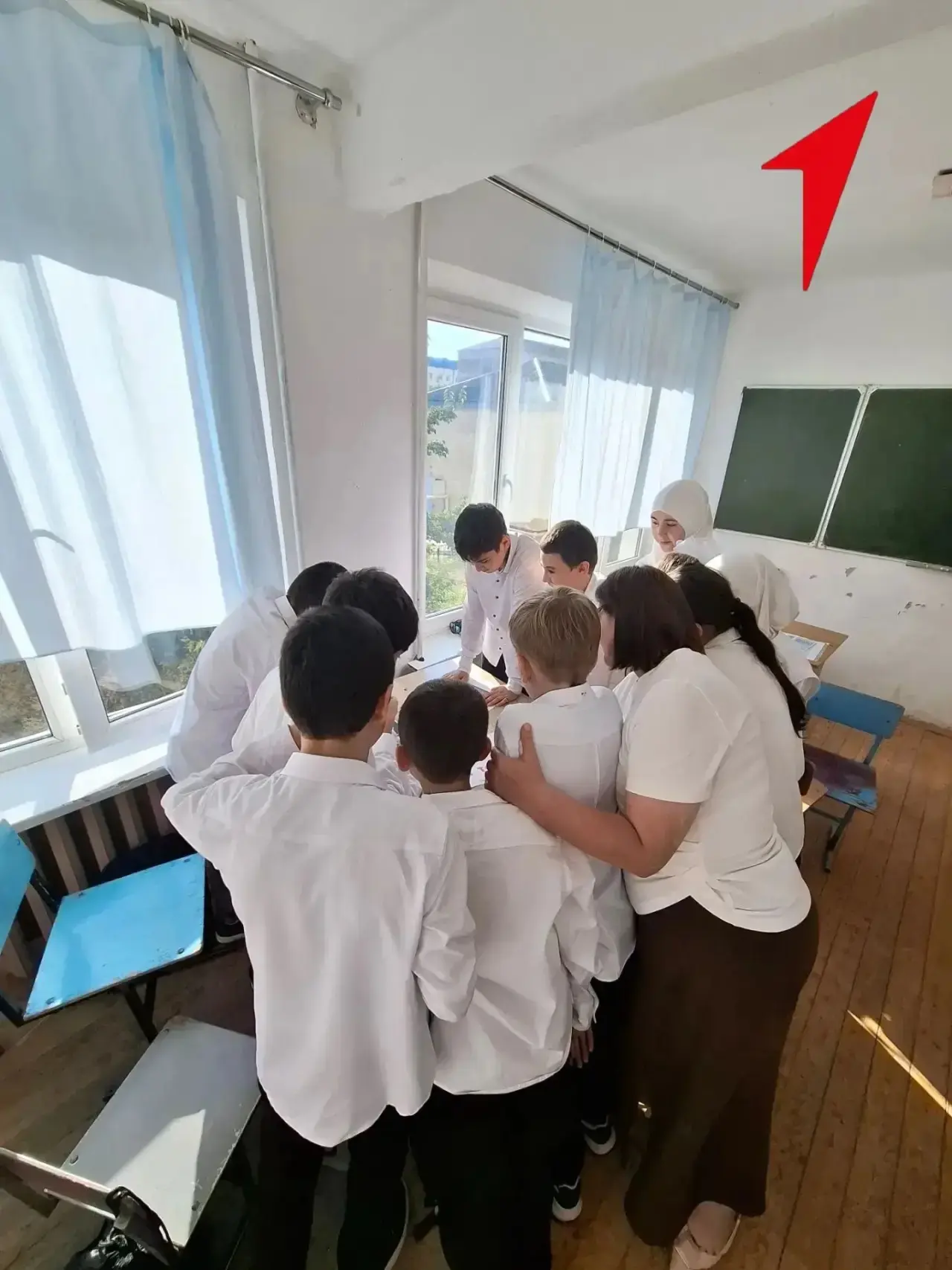 В 6б классе провели урок на тему:" День солидарности борьбы с терроризмом ",с целью фор...