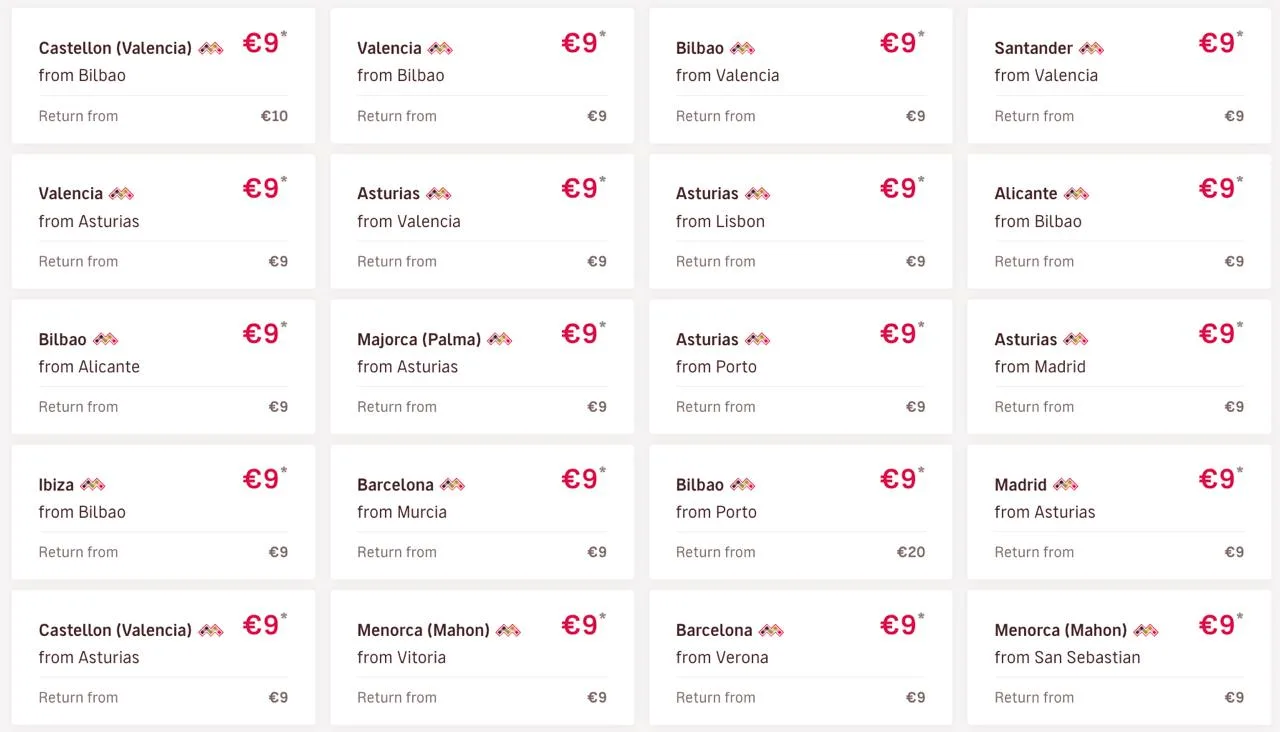 ✈️ Лоукостер Volotea раздаёт билеты по Европе от 9 евро! До 30 июля можно урвать перелё...