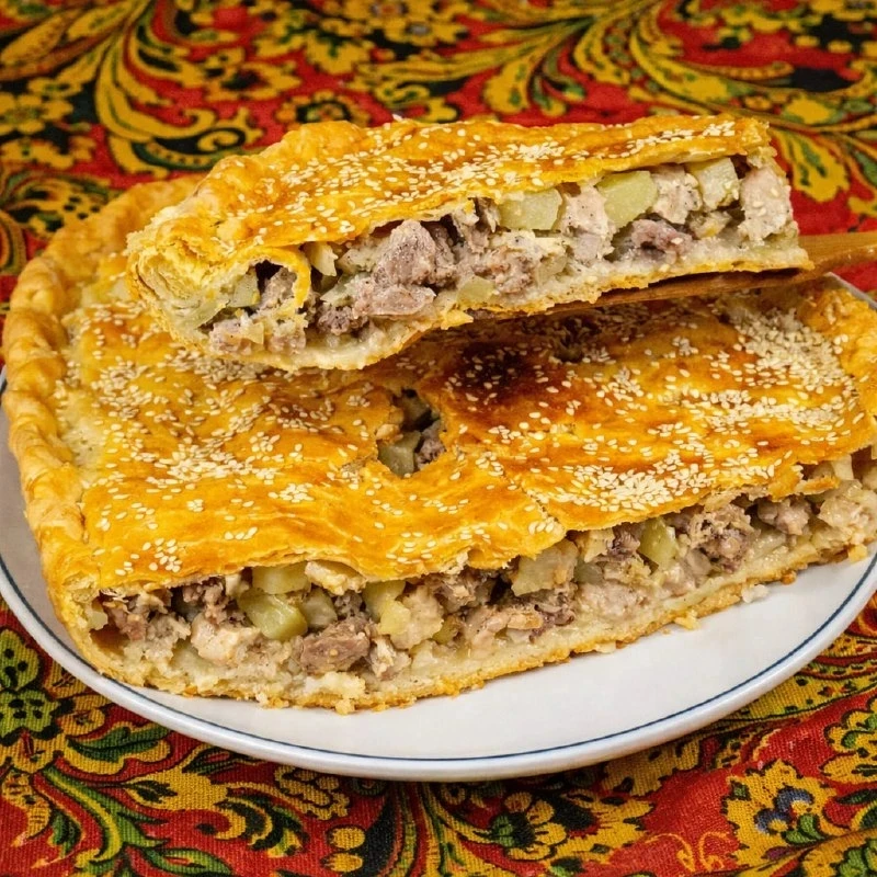 ХРУСТ СВЕРХУ, СОК ВНУТРИ И НАСТОЯЩИЙ ВЗРЫВ ВКУСА В КАЖДОМ КУСОЧКЕ! ТАКОЙ ПИРОГ НЕ ПРОСТ...