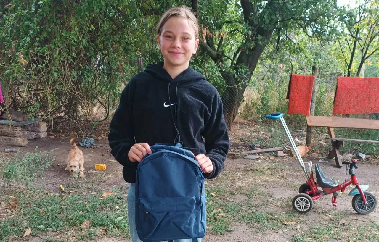 👧 В ТУ «Благодатное» и «Таврия» приехали школьные рюкзаки