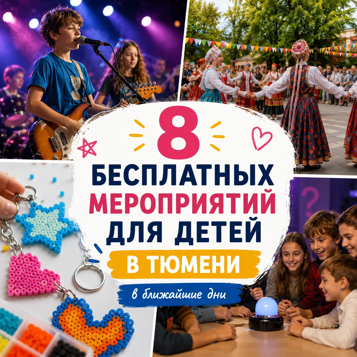 🎉 8 БЕСПЛАТНЫХ МЕРОПРИЯТИЙ ДЛЯ ДЕТЕЙ В ТЮМЕНИ