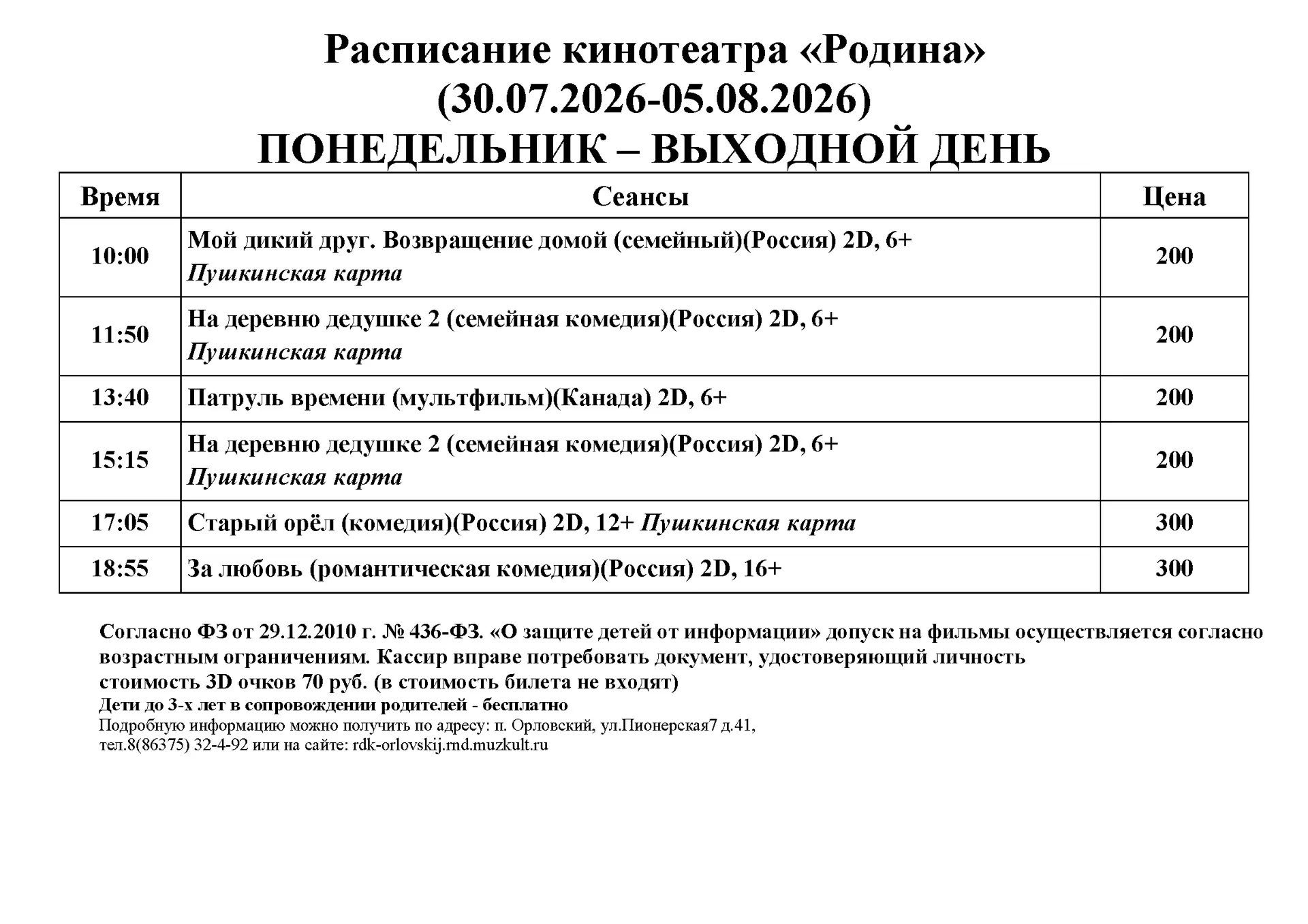 Медиа публикации