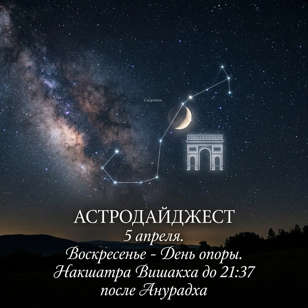 АСТРО-ДАЙДЖЕСТ | 5 АПРЕЛЯ. ВОСКРЕСЕНЬЕ: ДЕНЬ ТЕРПЕНИЯ И ЗАВЕРШЕНИЙ