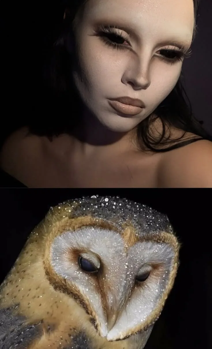 ^^•Макияж совы🦉"•°