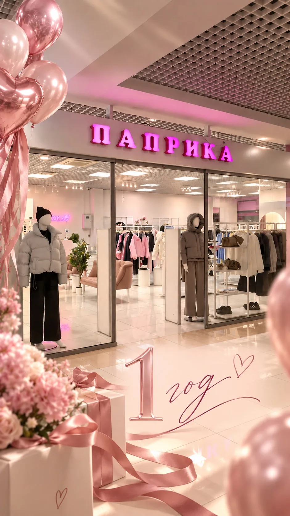УЖЕ В ЭТУ СУББОТУ — НАМ 1 ГОД! 🎂🩷