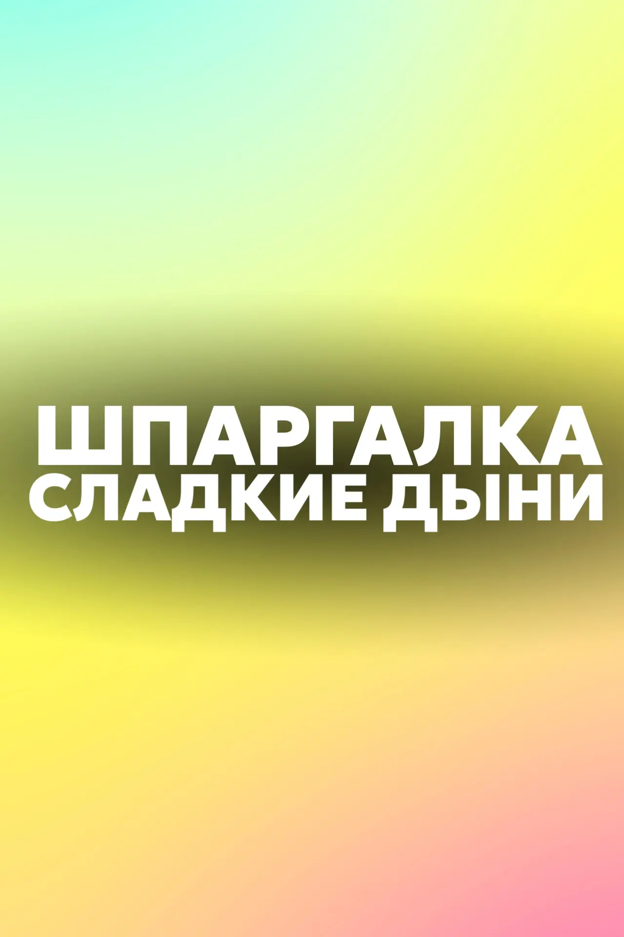 🍈 Секреты сахарной дыни
