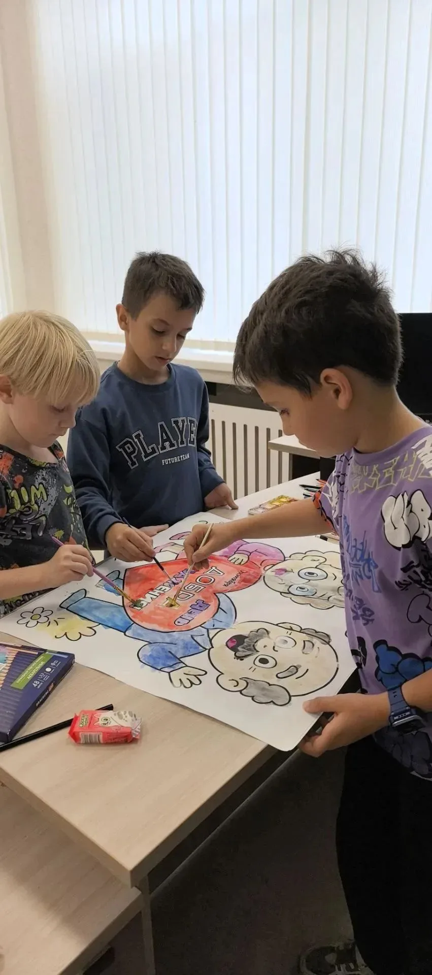 🤍💙❤️Ко Дню пожилых людей ученики нашей школы под руководством учителя рисования Т. А....