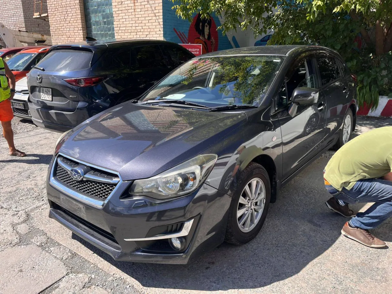 Subaru Impreza для нашего клиента успешно прошла лабораторию и отправляется на стоянку ...