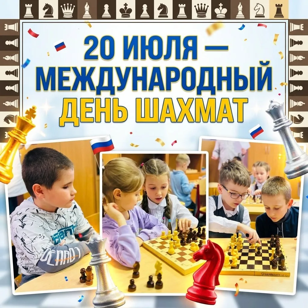 Ежегодно с 1966 года, 20 июля отмечается Международный день шахмат.

♟️Шахматы – одна из самых древн