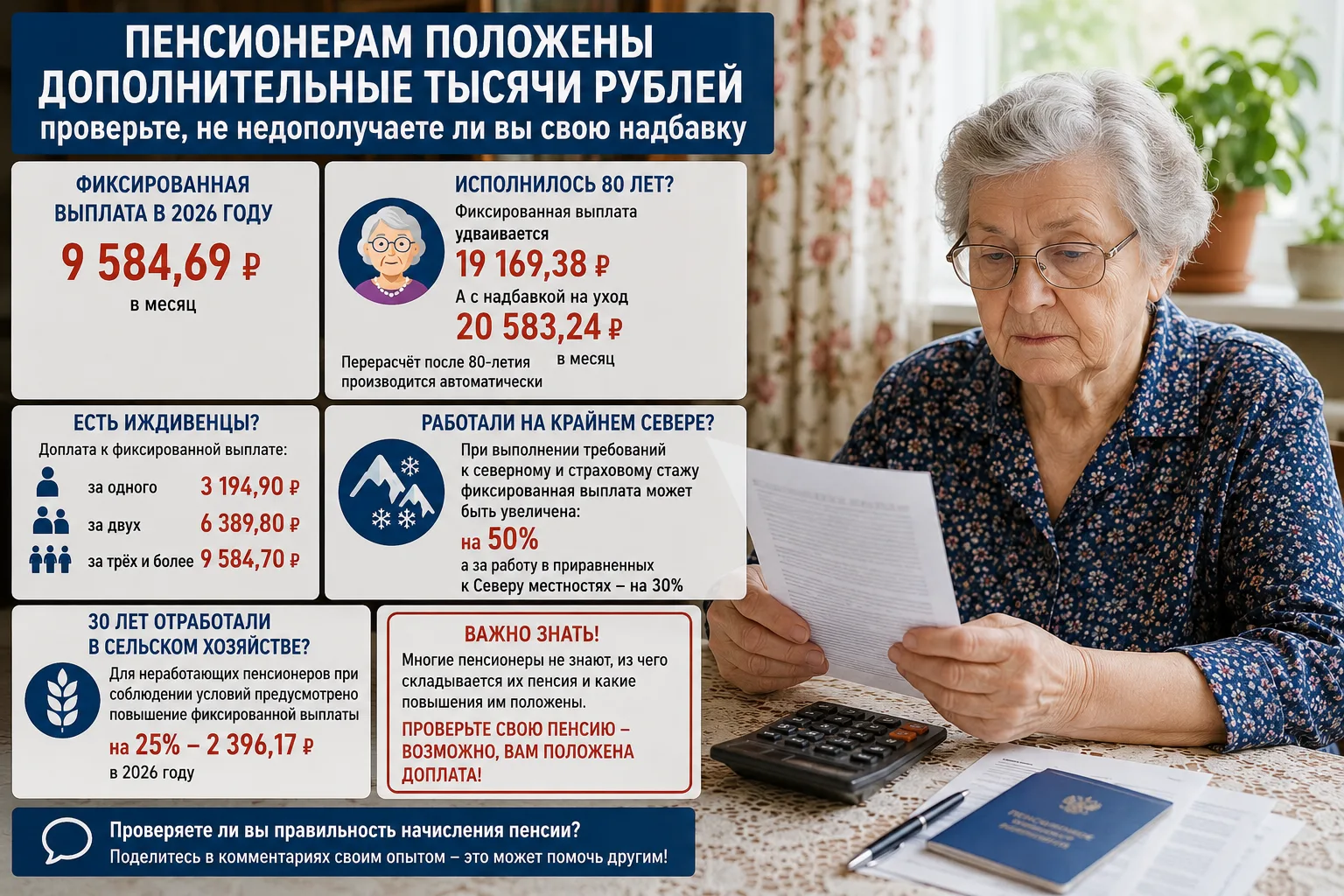 💰 Пенсионерам положены дополнительные тысячи рублей: проверьте, не недополучаете ли вы...