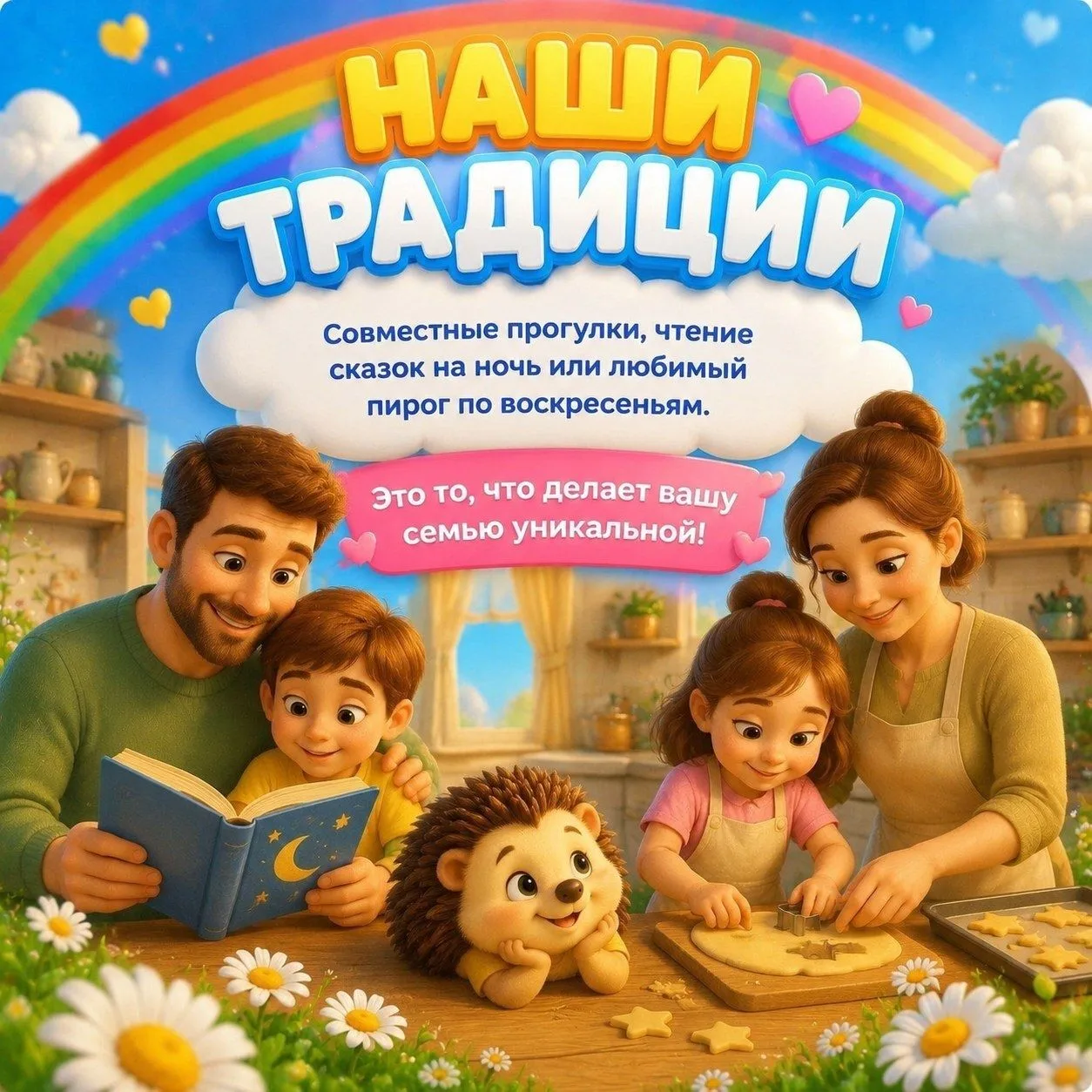 8 июля вся Россия отмечает День семьи, любви и верности.
Символом этого дня стала ромашка – чистый, 