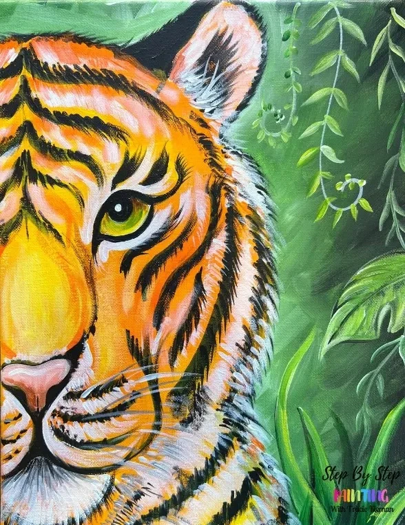 Рисуем тигра 🐅