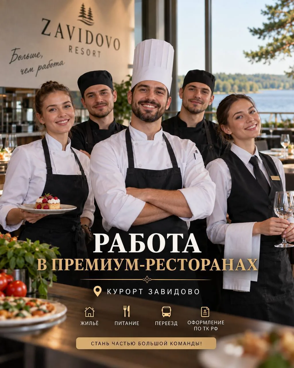 ‼️💥 СРОЧНЫЙ НАБОР СОТРУДНИКОВ В ПРЕМИУМ-РЕСТОРАНЫ ЗАВИДОВО‼️💥 РАБОТА, КОТОРАЯ ИЗМЕНИТ...