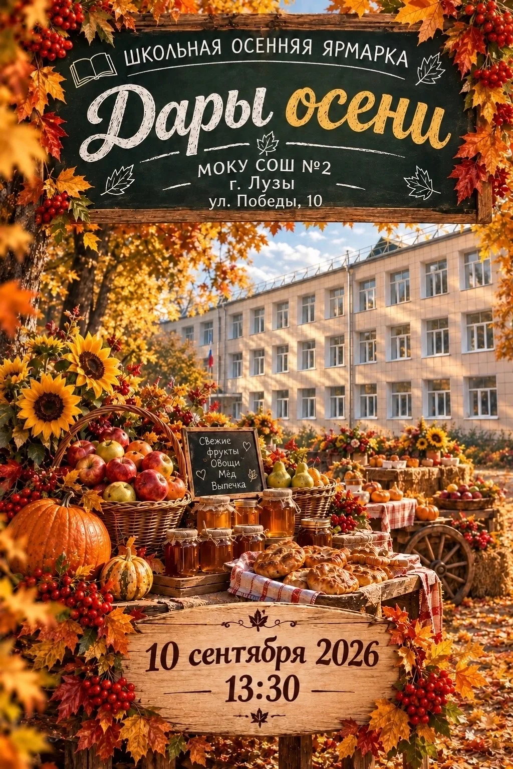 🍂 Осень наступает, а значит, пора на ярмарку!