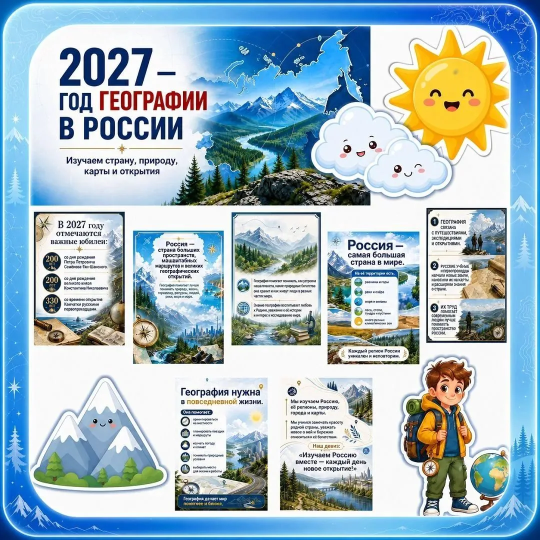 2027 год - год географии в России.