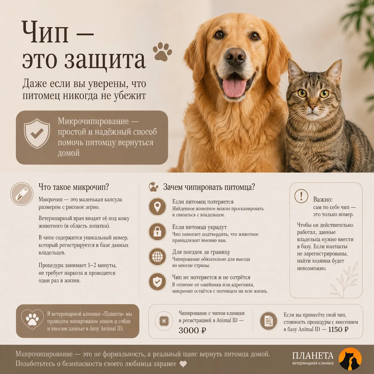Чип — это защита.