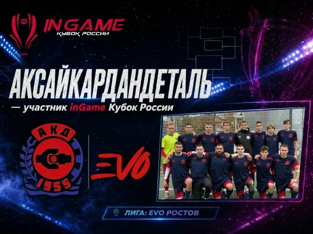 🏆 «АксайКарданДеталь» — чемпион первого InGame Кубка России едет в Волгоград
Продолжаем представлят