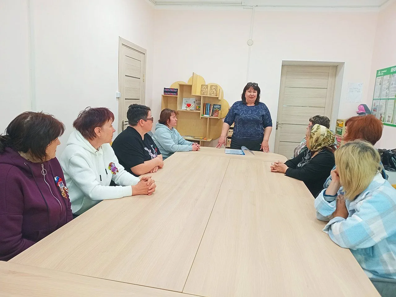 В Новоселицком центре социального обслуживания прошла беседа о важности диспансеризации