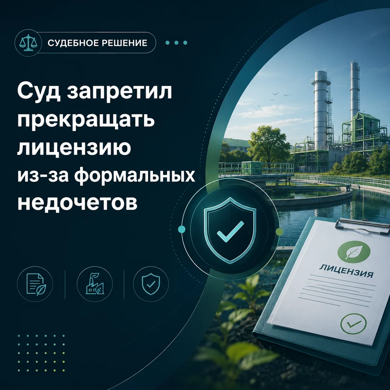 ⚖️ Суд запретил прекращать лицензию из-за формальных недочетов