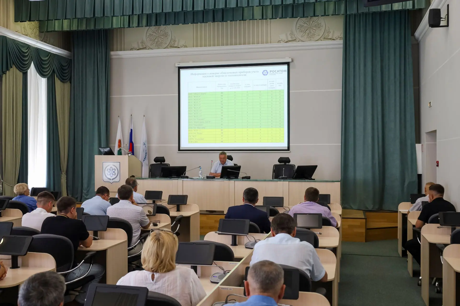 🏭 В Северске под председательством мэра Николая Диденко прошел очередной штаб по подготовке к отопи