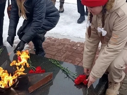 В поселке Комсомолец почтили память тех, кто доблестно защищал интересы своего Отечества    24 февра