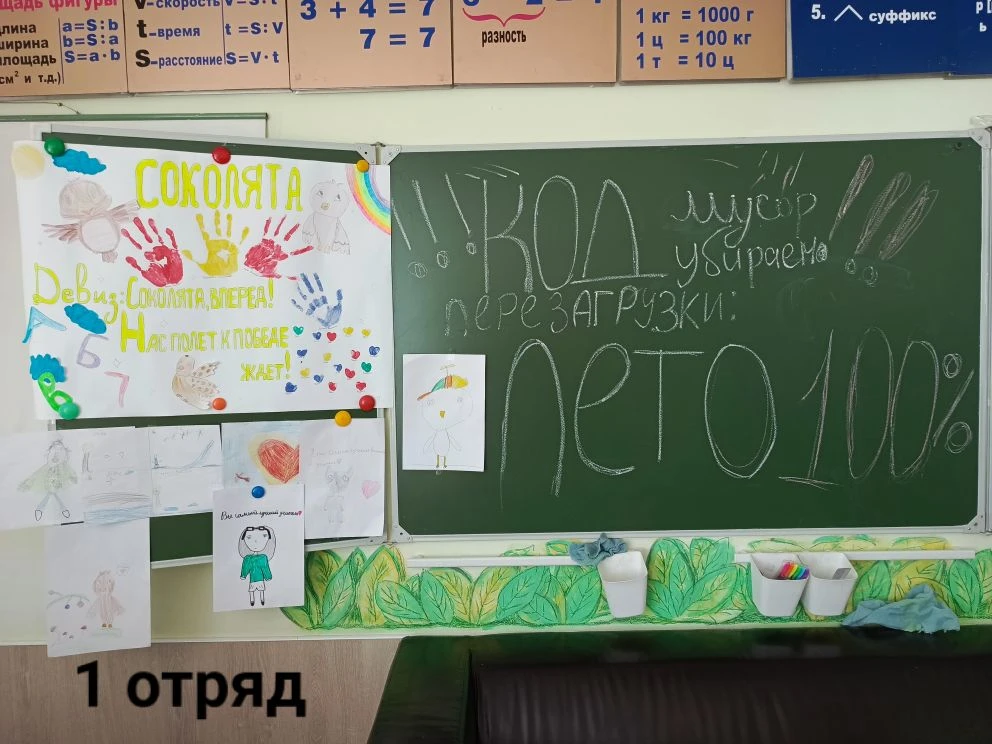 Наши отряды придумали названия и создали свои уголки! 🎨