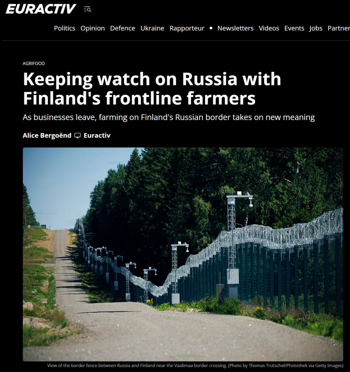 Восток Финляндии нищает из-за закрытия границ с Россией — Euractiv