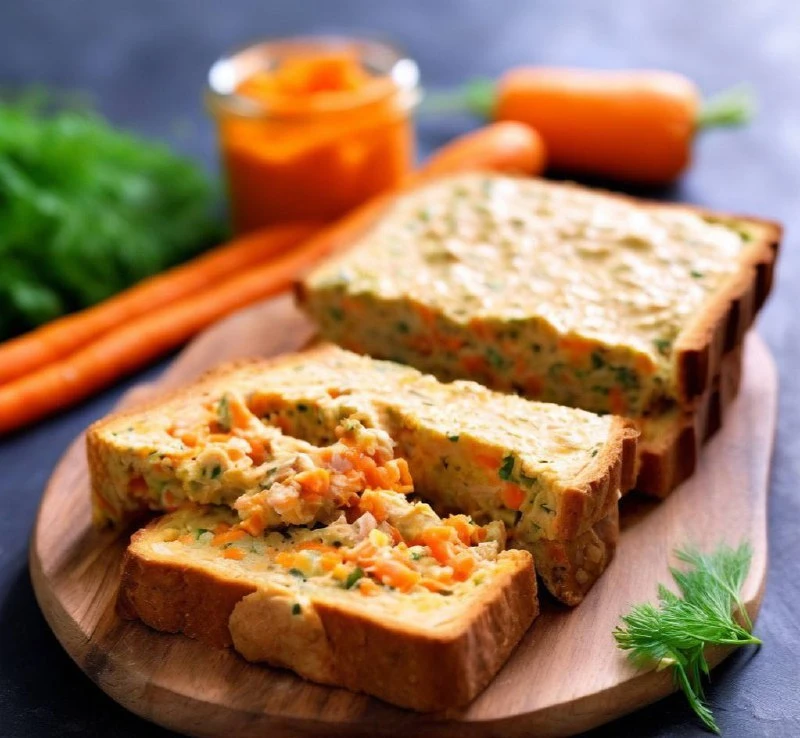 🥕 Нежный паштет из курицы и моркови

Состав:
• куриная грудка — 1 шт.
• морковь — 2–3 шт.
• лук — 1