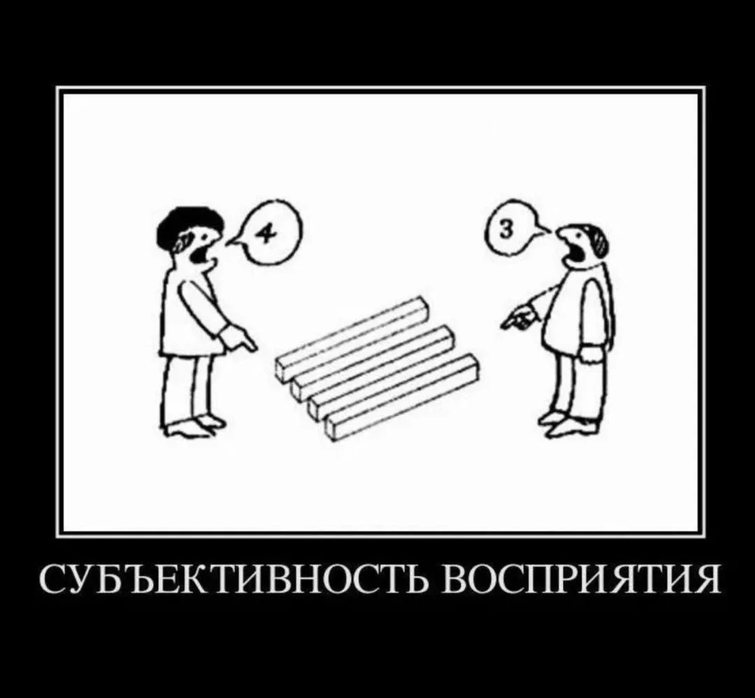 Каждый видит свою субъективную реальность