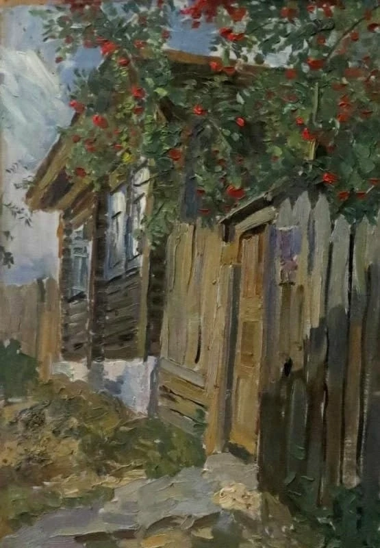 🎨 Тепло русской души: картина Константина Васильева «Рябина»