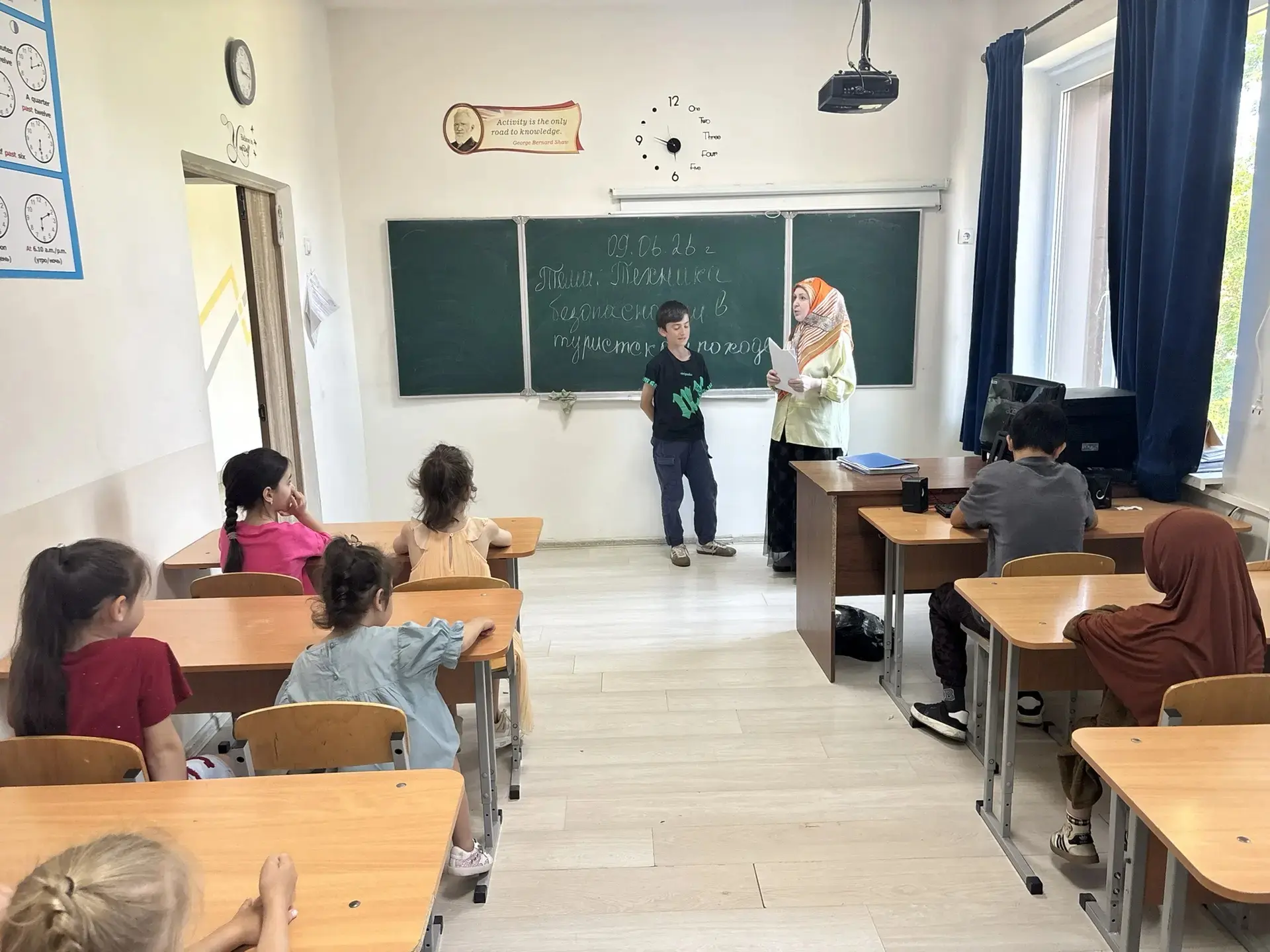 📣 Стартовала наша летняя школа, и первые занятия были посвящены важнейшей теме — технике безопаснос