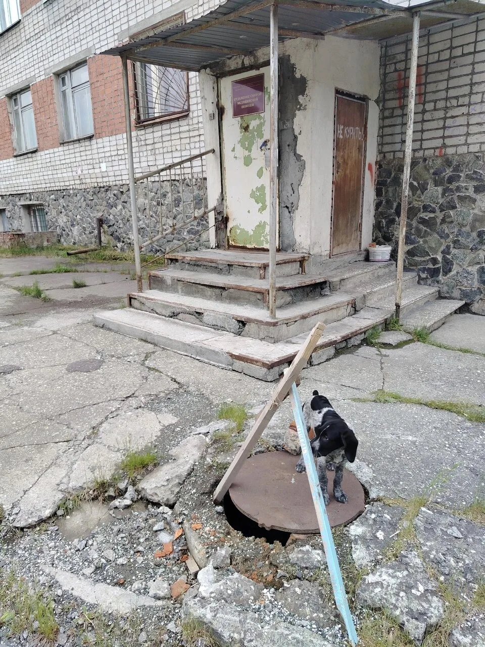 Качканар

У приёмника скорой помощи, детской сама тики вот такой опасный колодец, куда обратится?

Ч