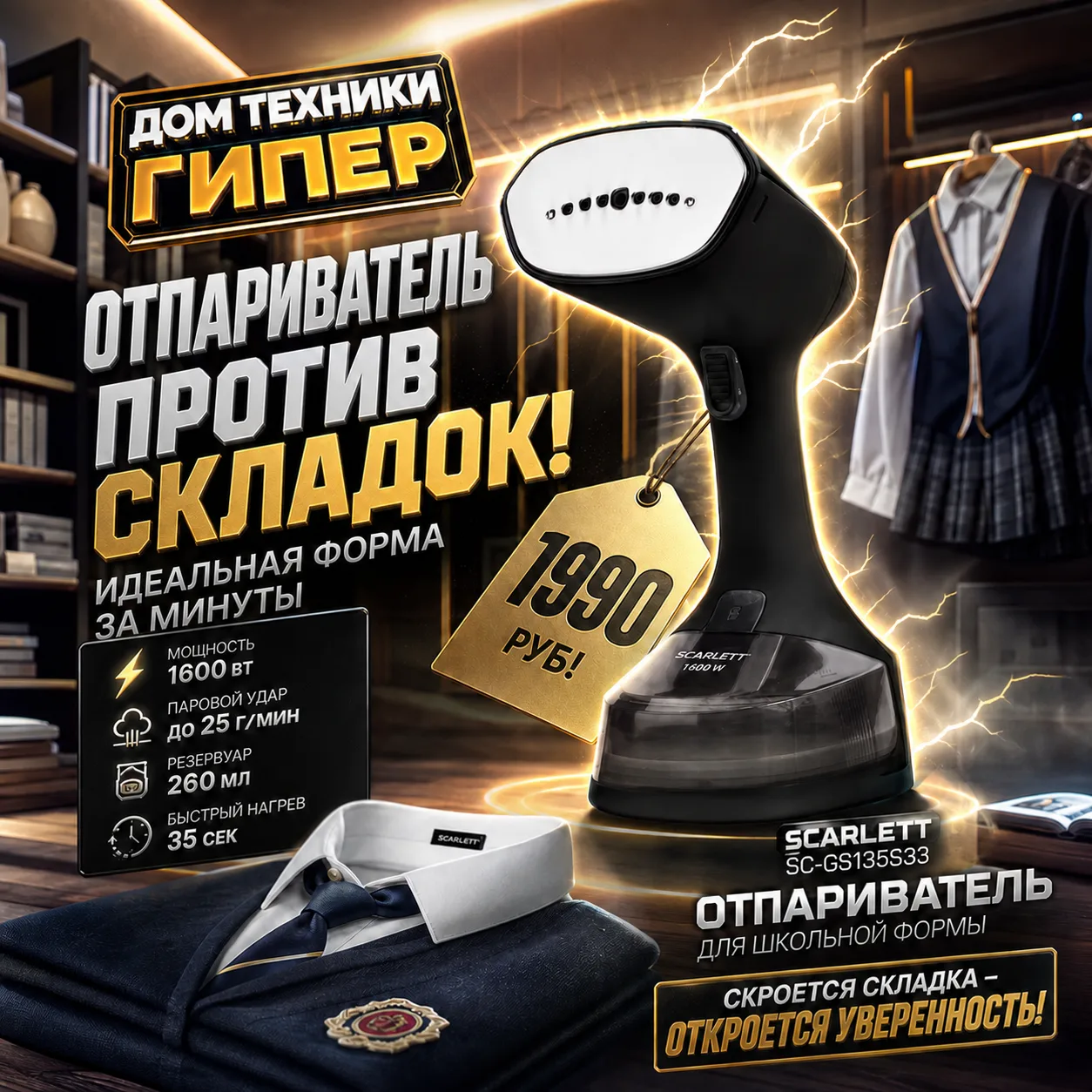 Школьная форма «с иголочки» за 1 минуту? Легко! 🎒🔥