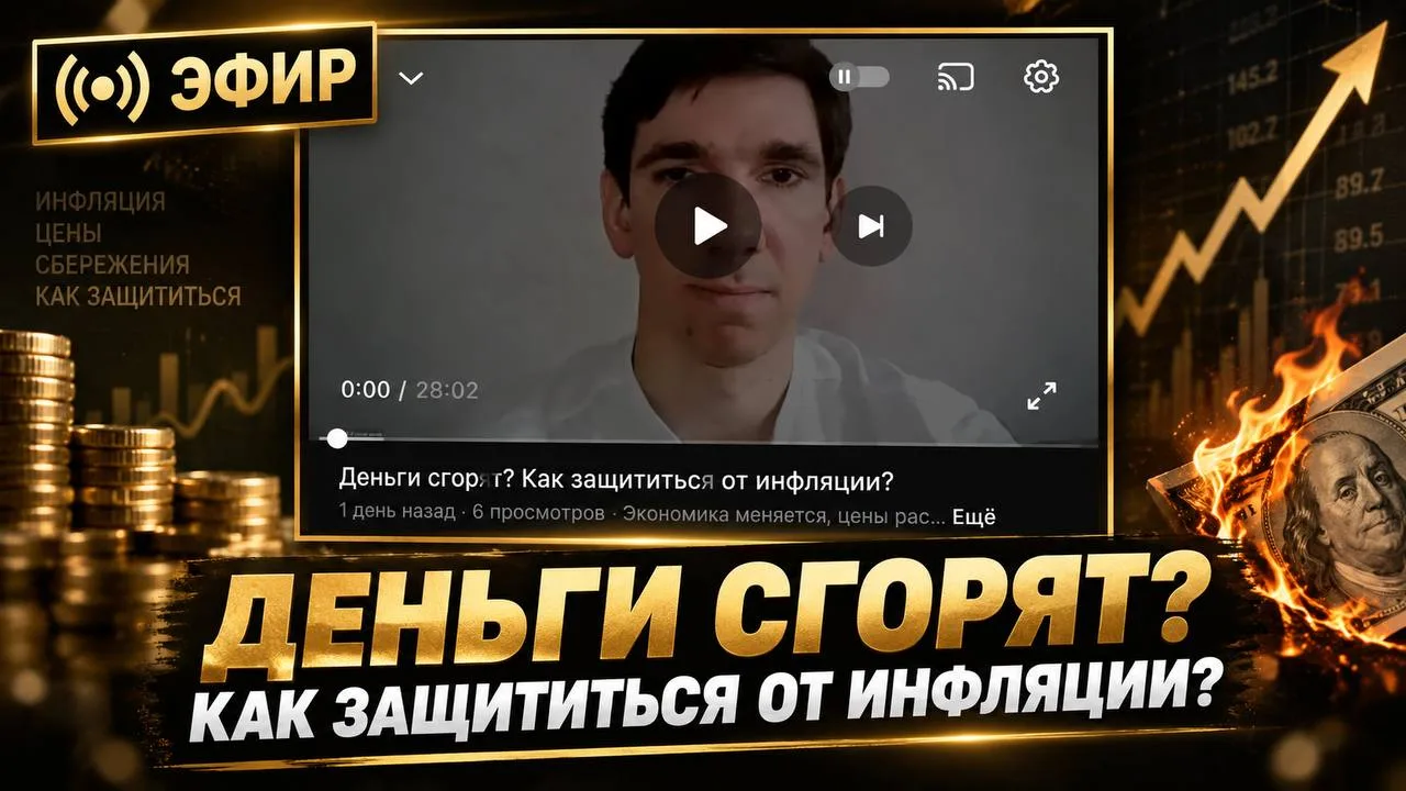 Деньги сгорят? Как защититься от инфляции?