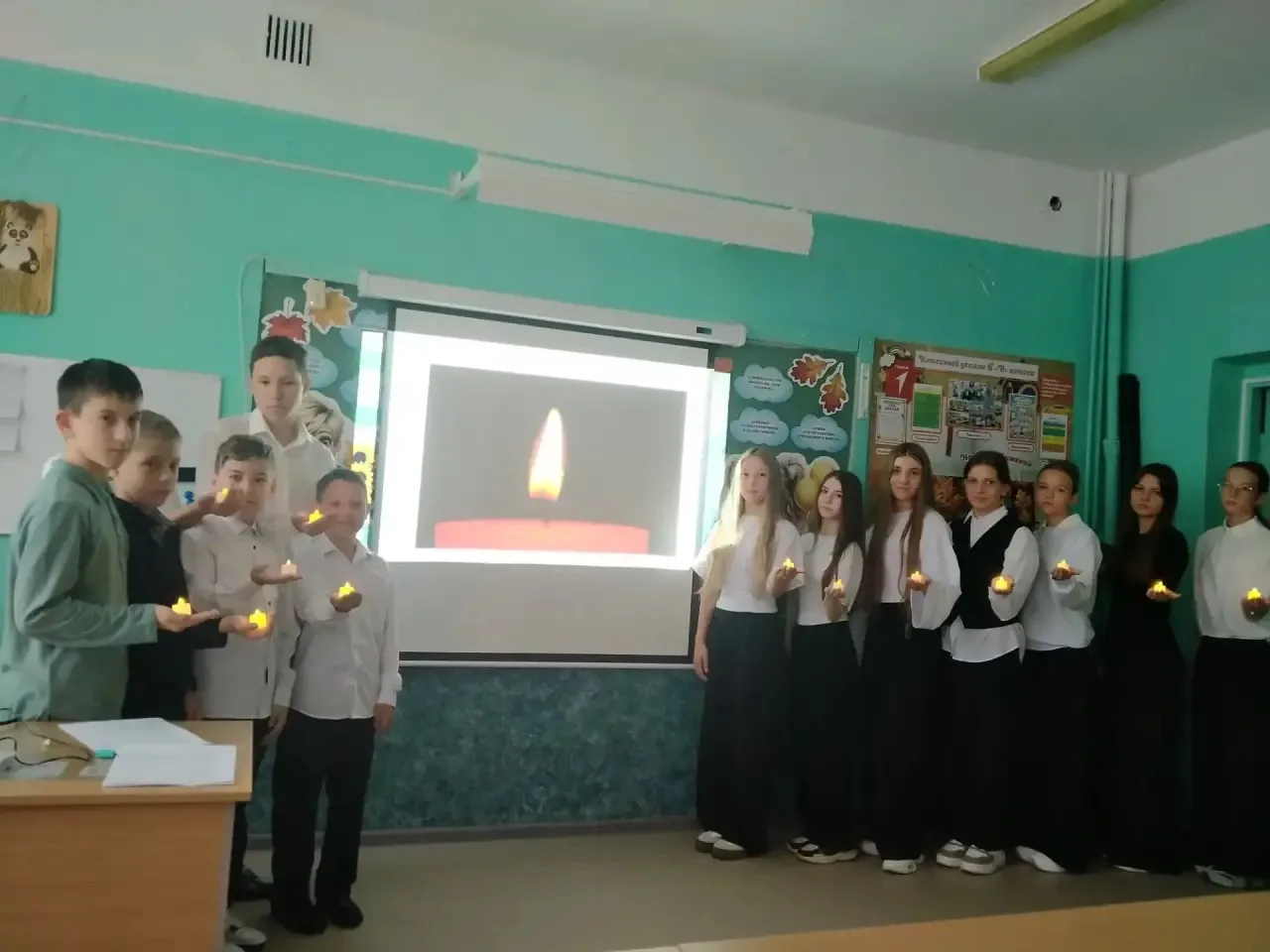 В 6 «В» классе прошёл классный час, посвящённый Дню солидарности в борьбе с терроризмом...