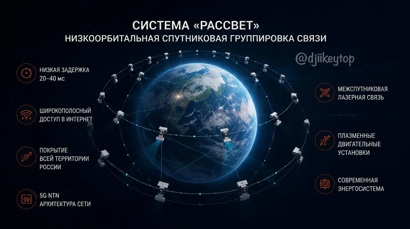 Не Starlink, а свои: над Якутией заметили российские спутники «Рассвет»