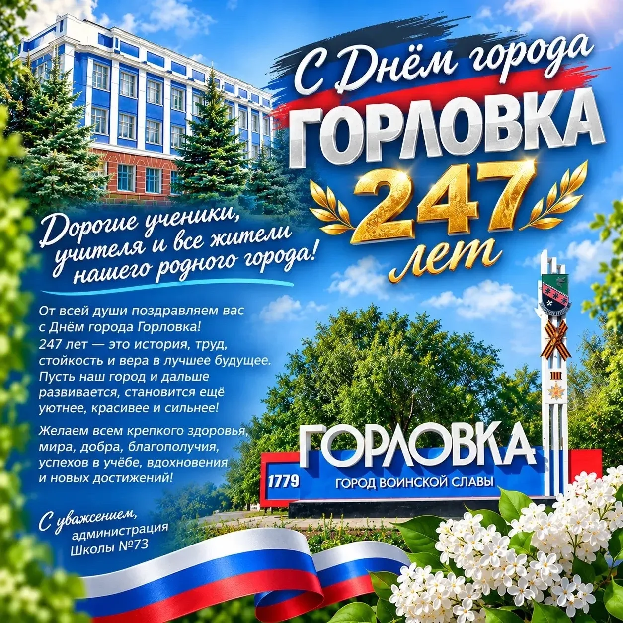 С днем города, любимая Горловка🫶